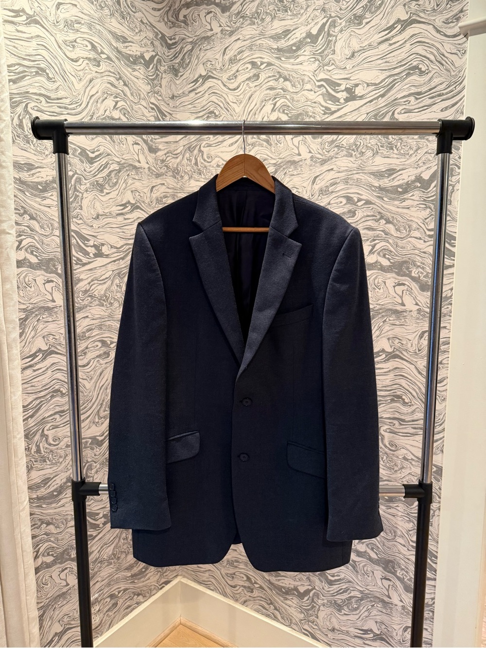 Hugo Boss Navy Single-Breasted Sport Coat